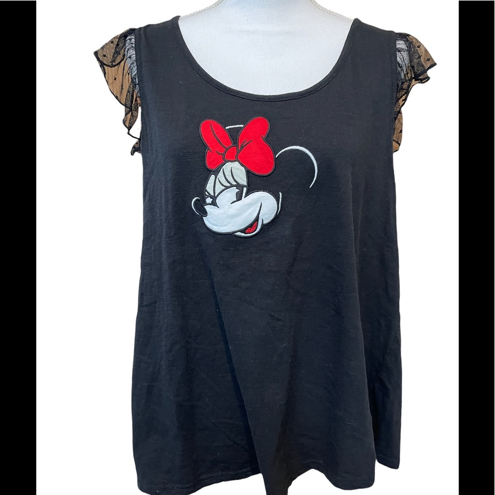 BLACK MINI MOUSE TOP IN SIZE XL